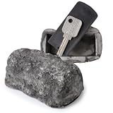 Bargifts Fake Rock Hide a Key Outside Hidden Key Safe for Outdoor Garden