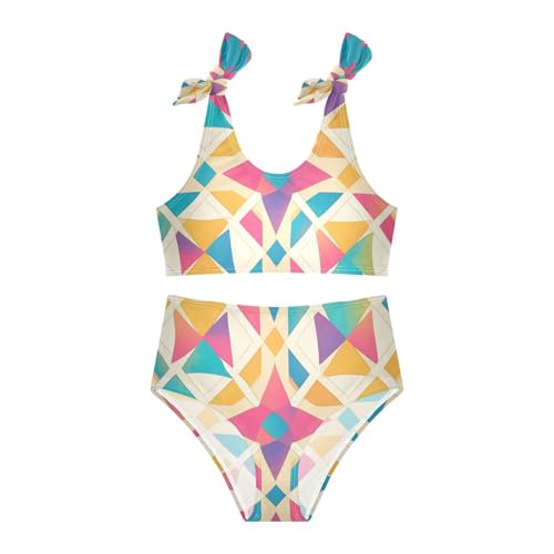 KLL Yellow Star Girls Bikini Sets 2 Piece Cute Swimsuit Beach Swimwear Bathing Suit3