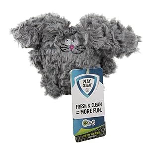 goDog-PlayClean-Rabbit-Squeaky-Plush-Dog-Toy-with-Odor-Eliminating-Essential-Oils-Chew-Guard-Technology-Gray-Small - Cucciolini Doodles goDog-PlayClean-Rabbit-Squeaky-Plush-Dog-Toy-with-Odor-Eliminating-Essential-Oils-Chew-Guard-Technology-Gray-Small