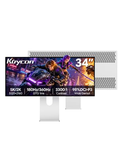 Image of W34KB 34 inch 5K Dual Mode Gaming Monitor (Honeycomb - with Stand)