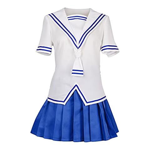 Anime Fruits Basket Heroine Uniform Japanese School Girls Sailor Uniform Jk Shirt Dress Socks Anime Role Paly Cosplay Costume Halloween Party Carnival Outfit Cover