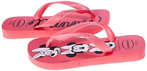 Chinelo, Havaianas, Top Disney, Adulto Unissex, Rosa Porcelana, 35/36