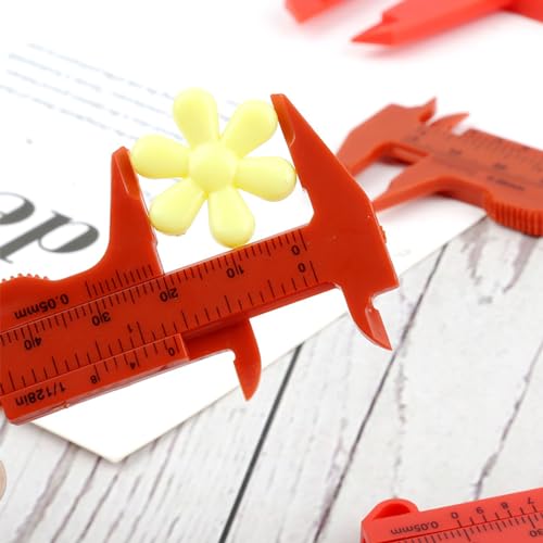 Calibrador Vernier de Profundidad de Plástico 8 cm miniatura 2