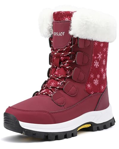 Botte de neige femme COOJOY finitions élégantes doublée fourrure