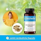 Johanniskraut Kapseln – 200 Stück mit 260 mg pflanzlicher Komplex mit Vitamin B6 von BIOHERBA PZN 17191352