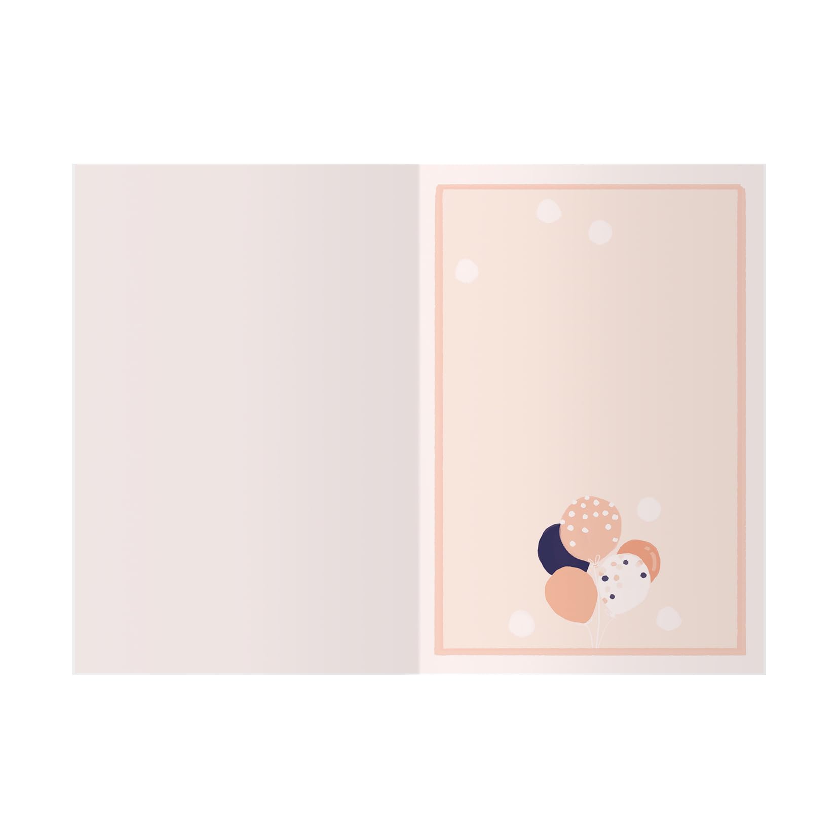 DOHE - Graduation Greeting Cards - Pack of 6 - Size: 11.5 x 17 cm (closed) - Includes envelope to store the card - Model Balloons - Image 3