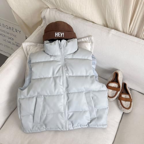 Girls Boys Puffer Vest Kids Winter Quilted Vest Full Zip Lightweight Sleeveless Gilet Jacket Coat Warm Waistcoat Outerwear4