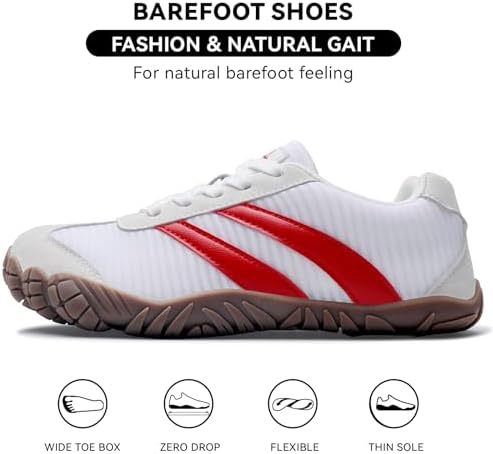Barefoot Shoes Women Men - Wide Toe Box Sneakers Women Casual Tennis Shoe
