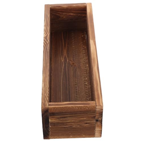 AKOOSY Fioriera Rettangolare in Legno Antimuffa Contenitore Per Piante Grasse e Ortaggi Da Esterno Per Giardino e Balcone