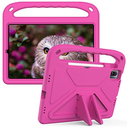 Coque enfant rose avec poignée pour sécuriser les trajets en voiture
