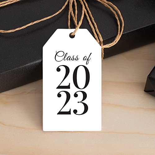 25 Class Of 2023 Graduation Gift Label Hang Tags For Party Favors, Treats Or Thank You Decorations Made In The Usa #TOP3