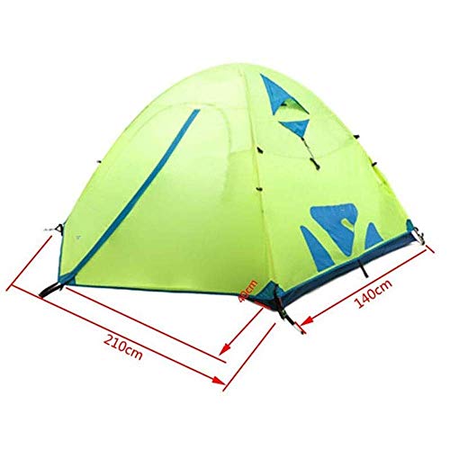 Carpa de camping para dos personas 210x140x110 cm miniatura 5
