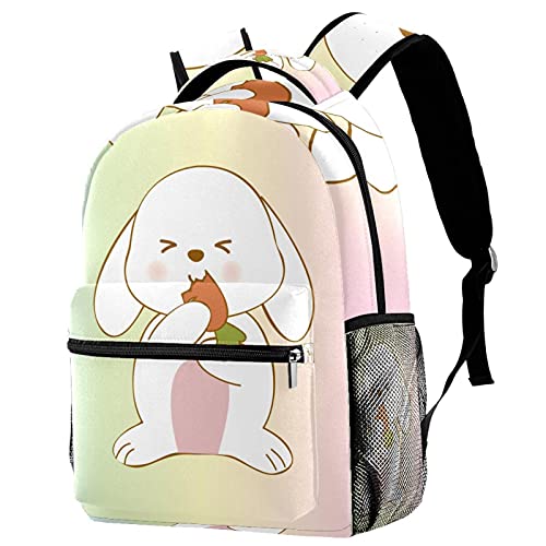Sac à dos de voyage ergonomique et étanche avec porte-bouteille lapin