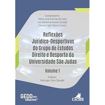 Capa do livro Reflexões Jurídico-Desportivas Do Grupo De Estudos Direito E Desporto Da Universidade São Judas