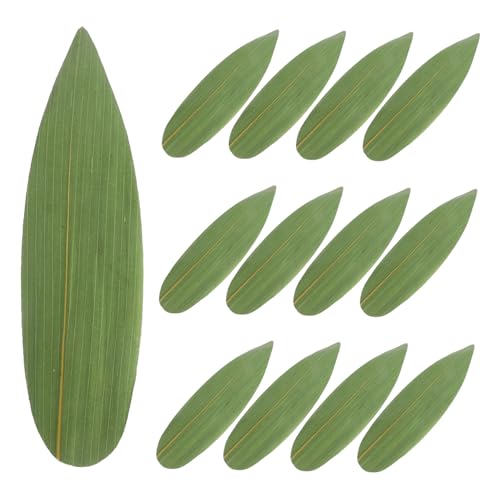 BESTonZON 100pcs Sushi Plate Ornament Leaf Sushi Decorative Leaves Mat Japanese Tray