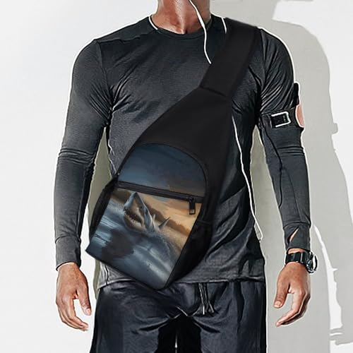 Bolso cruzado deportivo antirobo para viaje y senderismo miniatura 7