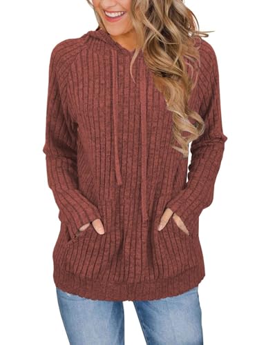 JomeDesign Sweaters for Women Long Sleeve Tunic Tops Lightweight Sweatshirts