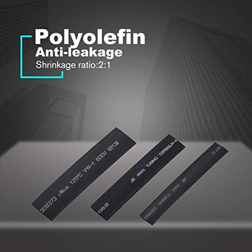 Triamisus 127pcs Guaina termorestringente per Tubi...