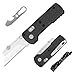 OKNIFE Otacle U1 Folding Pocket Utility Knife, Quick Change Box Cutter with Rail Lock, EDC Razor Knife with Pocket Clip for Office, Factory (Black)