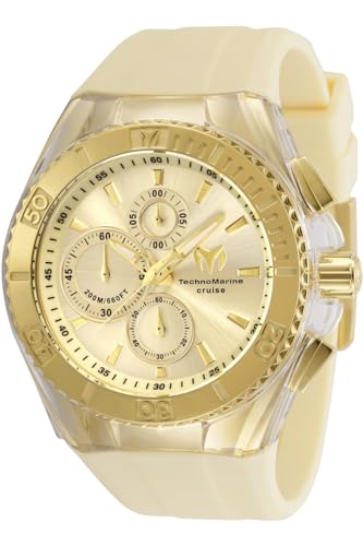 Chronographe TechnoMarine montre quartz homme cadran argenté