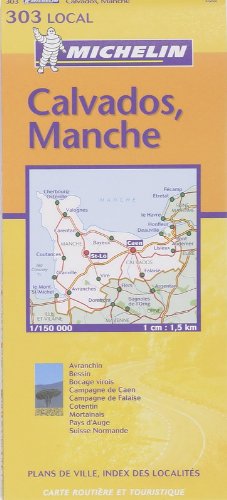 Michelin Calvados, Manche (French Edition)