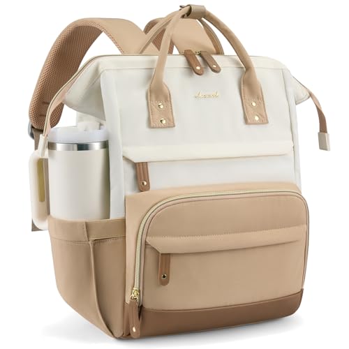 Image of LOVEVOOK Laptop Backpack for Women, 15.6 Inch Work Business Backpacks Purse With Large Capacity