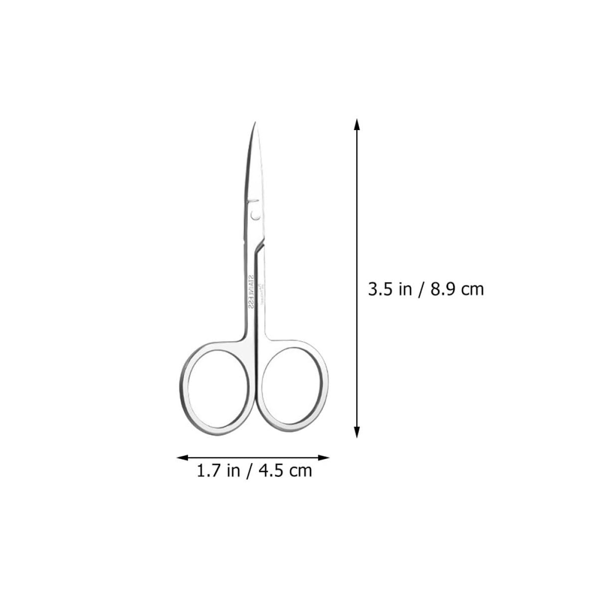 5 Set Pinzette e Forbicinper Sopracciglia Acciaio Inossidabile Strumenti Portatili per Sopracciglia e Manicure Include Pinzette per Unghie