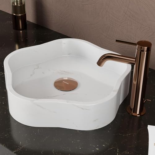 Image of Backline Brass 5-Inch Pop up Waste Coupling for Wash Basin | 32 MM Full Thread Coupling For Basin | Outlet System Full Thread Waste Coupling for Bathroom Basin (Rosegold)