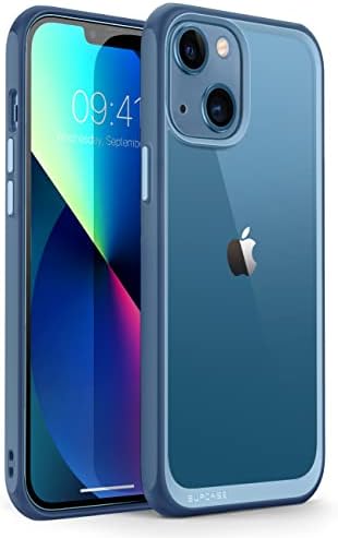 SUPCASE Unicorn Beetle Style Series Case for iPhone 13 (2021 Release) 6.1 Inch, Premium Hybrid Protective Clear Case (Azure)