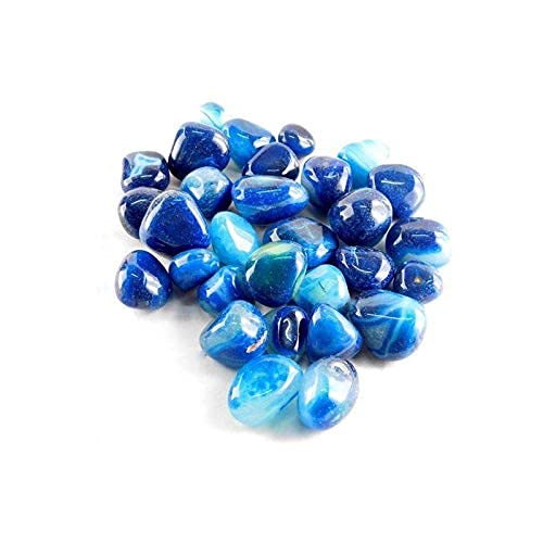 VANNEF Stone Polished Glossy Decortaive Onyx Pebbles Stones for Home Decor, Garden, Table Decoration and Vase Fillers (MultiBlue_450gm) (B09C29YZJG) Amazon Price History, Amazon Price Tracker