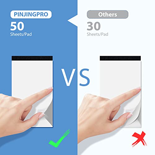 50 Sheets Blank Notepads 3X5 Inch For Students And Teacher Small Notepad Servers Note Pads Refills Memo Pads White Paper Pads Writing Pads Scratch Note Pads For Home Office School Restaurant 6 Pack #TOP3