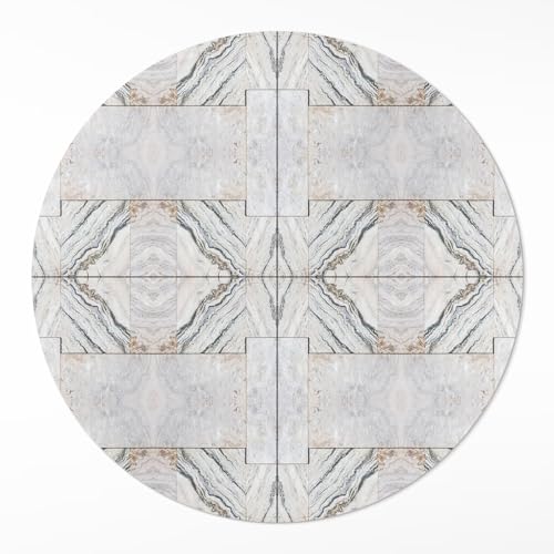 Tapis de salon intérieur rond ø90 cm pour une ambiance maison chaleureuse