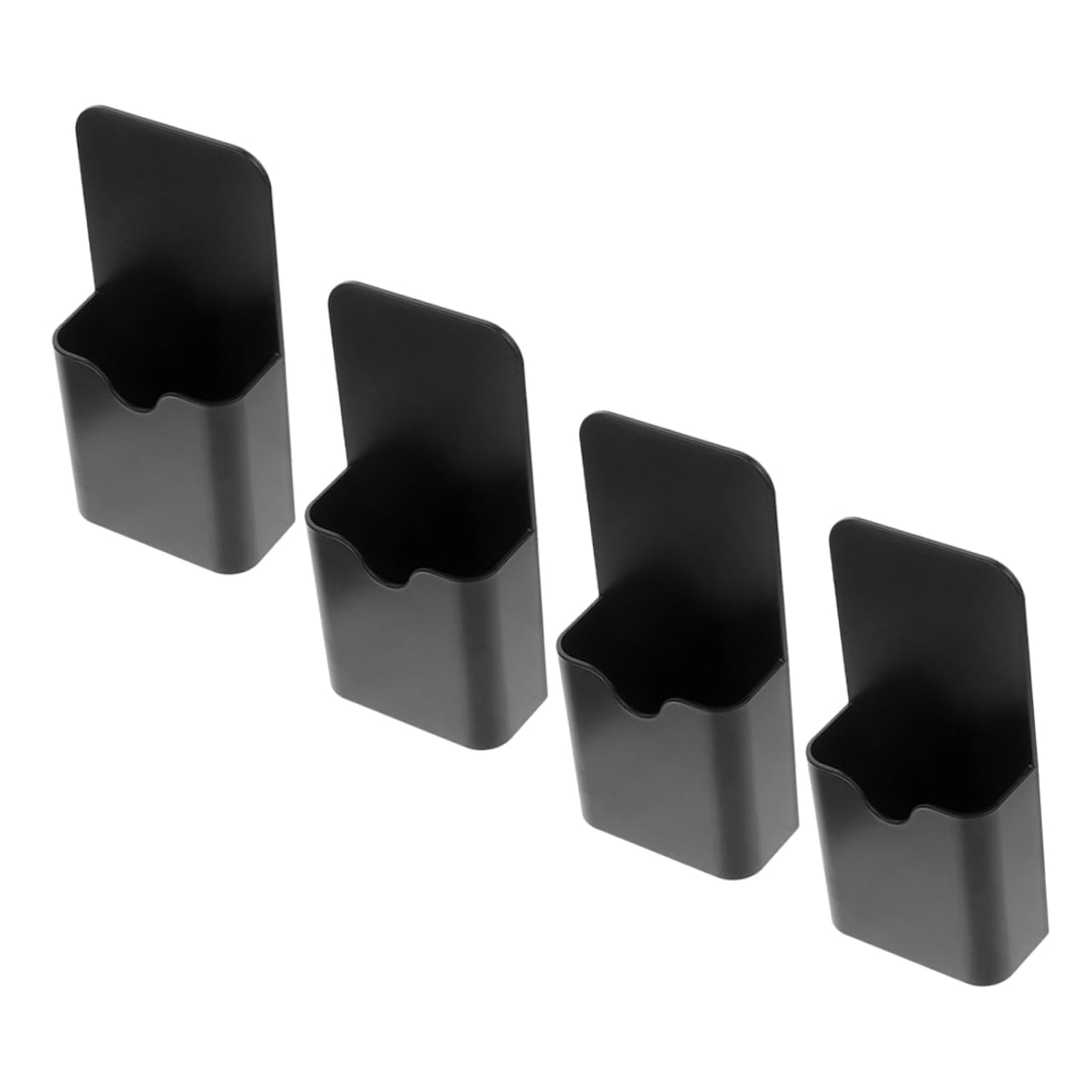 5 Set Portapenne Magnetici Per Lavagna Organizer Penne Con Supporto Magnetico Compatto Per Ed Accessori Ufficio Nero 4 Pezzi*5