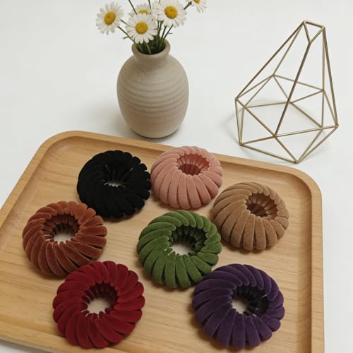 Pinzas para cabello Velvet 8 piezas colores mixtos miniatura 5