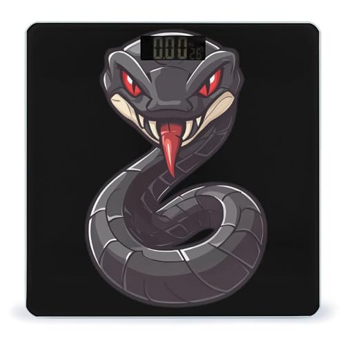 Cobra Snake Scale for Body Weight Smart Accurate Digital Bathroom Scale with Easy Read LCD