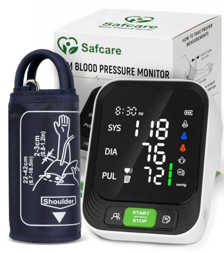 Blood Pressure Monitor for Home Use, Upper Arm with Large