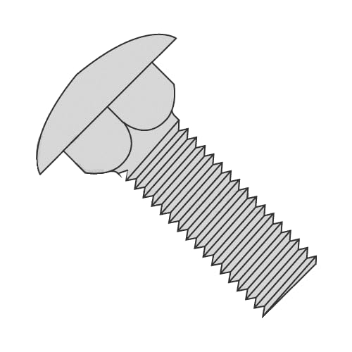 1/4-20 X 2 3/4" Carriage Bolts/Fully Threaded/Steel/Hot Dipped Galvanized (Quantity: 50)