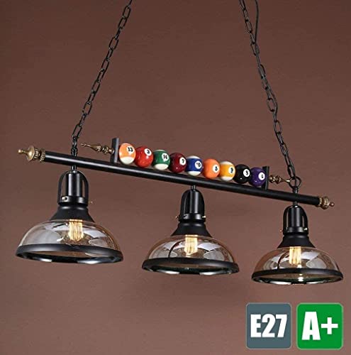 Lustre de billard pour éclairage de table restaurant et bar
