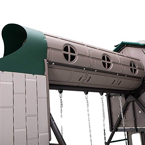 adventure tunnel swing set