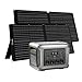 ALLPOWERS R2500 V2 Solargenerator 2500W AC Ausgängen (5000W Peak) Powerstation mit 2x 100W Solarpanels, 2000W Superschnelles Aufladung Mobile Stromversorgung für Zuhause, Camping, RV und Notfall