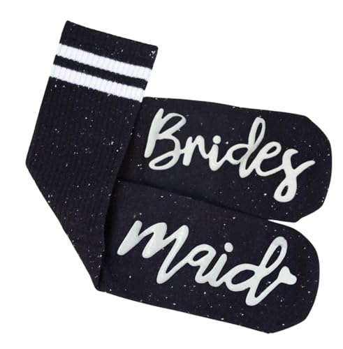 Image of Funky Junque Bride Crew Socks, Bachelorette Wedding Party Gift