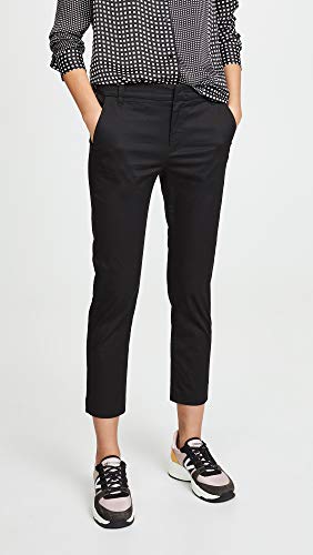 Vince Women's Coin Pocket Chino, Black, 12 #TOP2