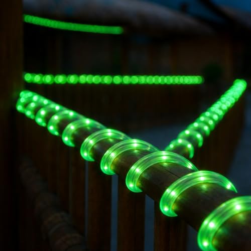 Image of V.E.S.P.A SMD LED Strip Lights Waterproof Lighting for Home Wall Decor & Interior Decoration | Perfect for Diwali Lighting | | Wedding | Events | Strip Lights | (Green, 45 Meter)