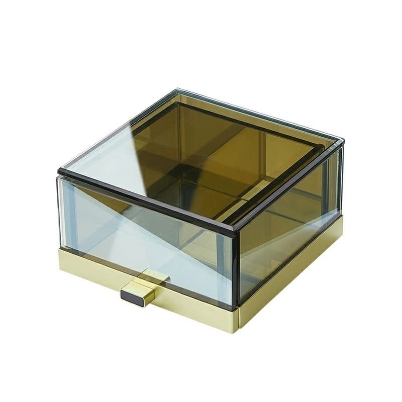 UNNS Organizador de pintalabios Desktop Cajón de Almacenamiento cosmético Transparente Cajón Organizador de Maquillaje (Color : A)