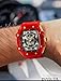 Invicta Racing Men 48.5mm Plastic Gold + Red Grey+Red dial VH61 Quartz