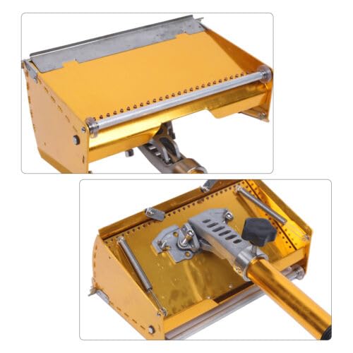 9.8" Trockenbau Kelle Drywall Flat Box Set Home Werkzeuge Verstellbarer Putzpulver Fertigstellung Nivellierung Werkzeug Finishing Mit Justierbarem Verstell Doppelte Feder Griff Tools