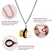 Desing Wish Anti-Lost Neck Strap Lanyard Lip Balm Holder with Non-Slip Silicone Ring, Portable Chapstick Holder Necklace Leash Holder Lanyard for All Lip Balms Child/School/Travel (Black)