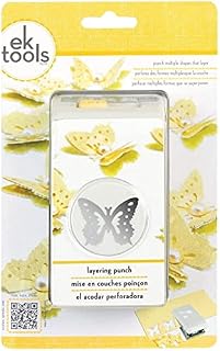 DIMENSIONS EK Success-Layering Punch: Butterfly, Metal, Multi-Colour, 6 x 9 x 5.5 cm
