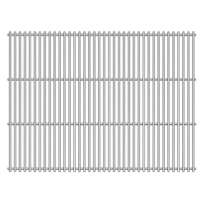 Votenli Stainless Steel Cooking Grid Grates for Charbroil 463420509,463460708,463460710,463461613, 463461614, 466420909,463420508,Master Chef 85-3065-6,16 7/8" x 27 15/16" Full Size,1 Pack