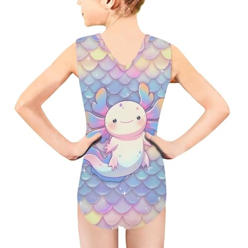 Image of Girls Swimsuits Size 3-14 Kids Summer Sleeveless One Piece Bathing Suit Beach V-Neck